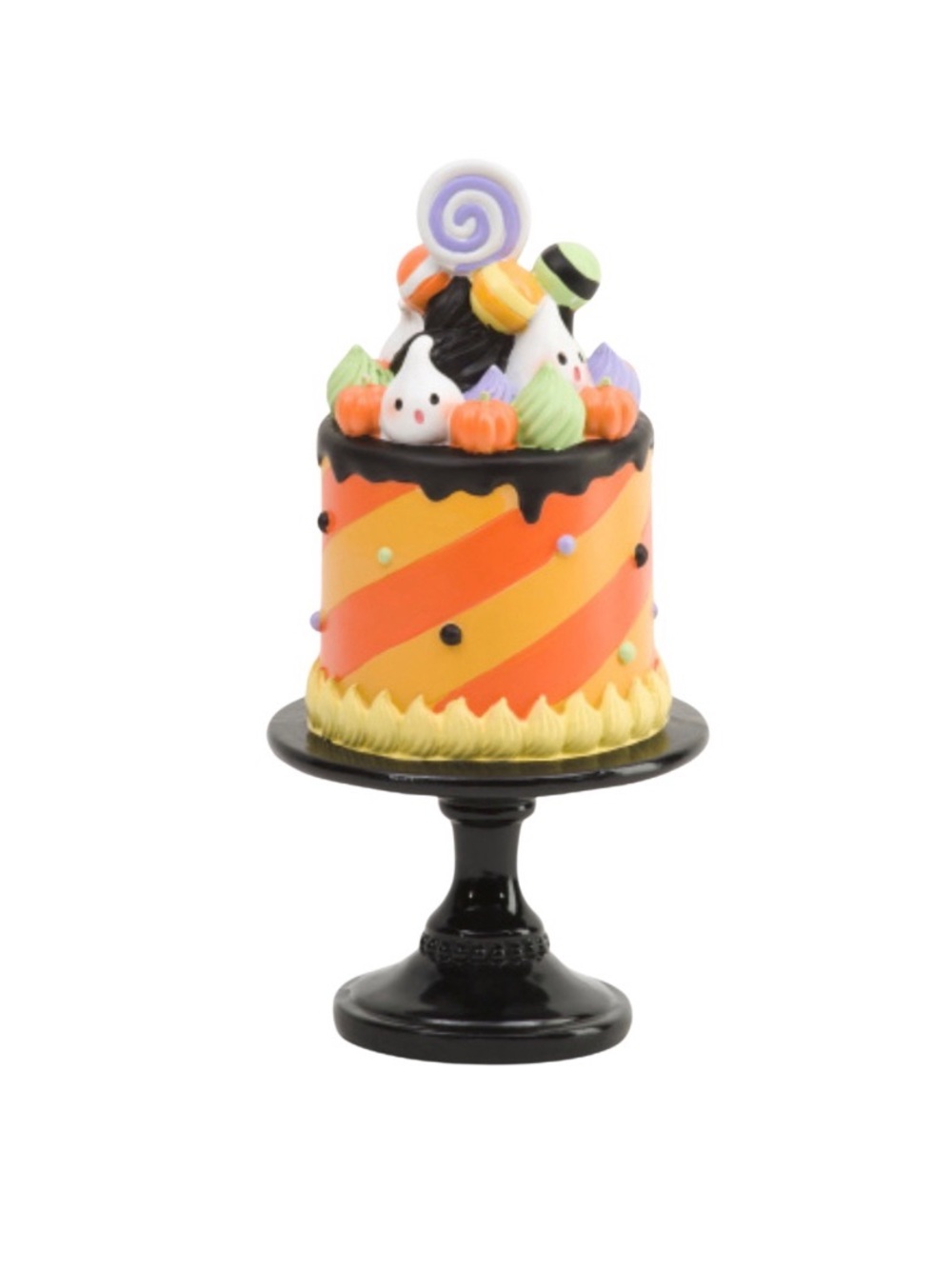Halloween Decor SWEET TREATS 12in Ghost Cake with Stand